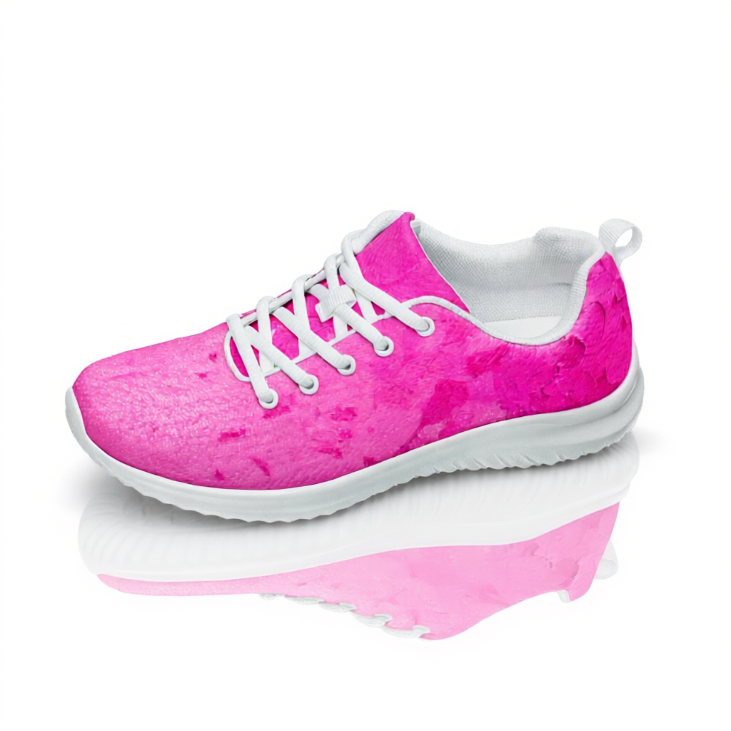 Pink Running Sneakers – Lightweight Casual Athletic Shoes - Image 2