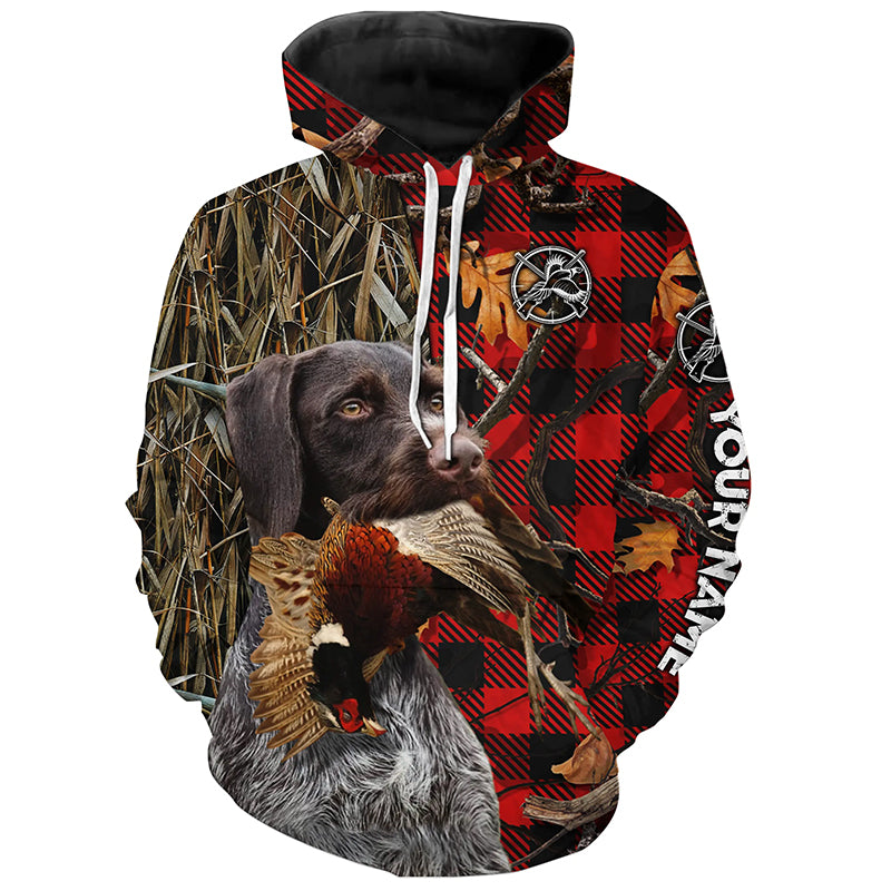 Deutsch Drahthaar Pheasant Hunting Hoodie